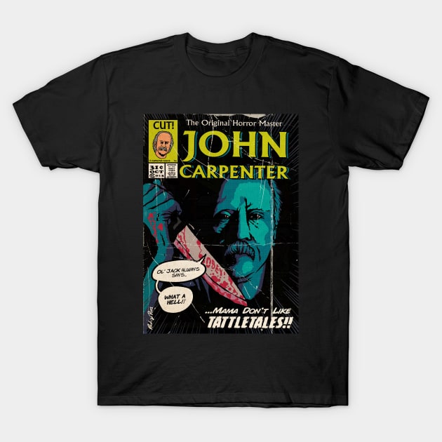 The Horror Master John Carpenter T-Shirt by designedbydeath